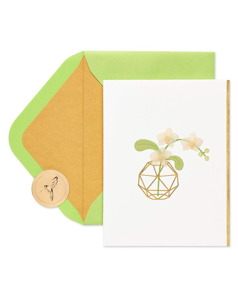 Papyrus Thank You Card (Thank You Orchid) - Image 1